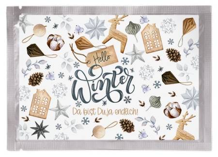 Tee Postkarte Winter